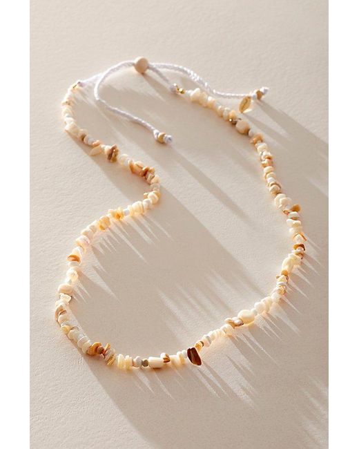 Free People Natural Somewhere Only We Know Strand Necklace