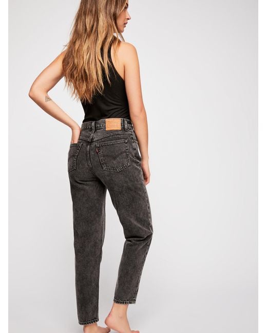 Levis mom cheap jeans black