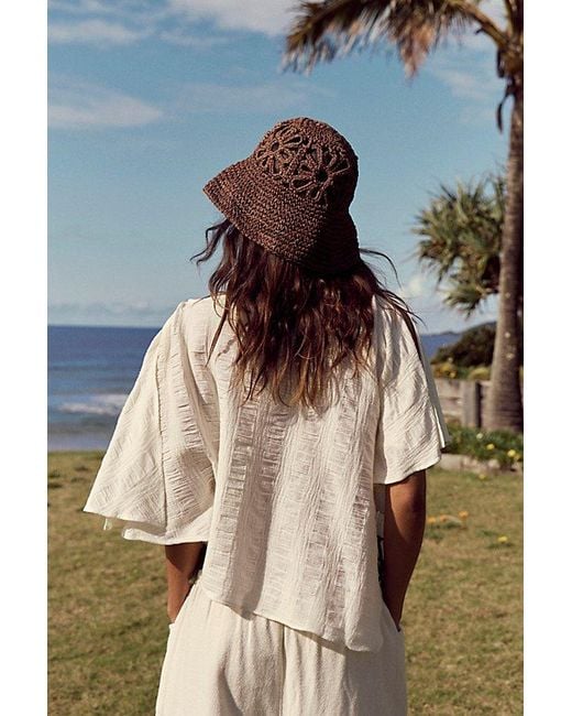 free-est Blue Bea Top By