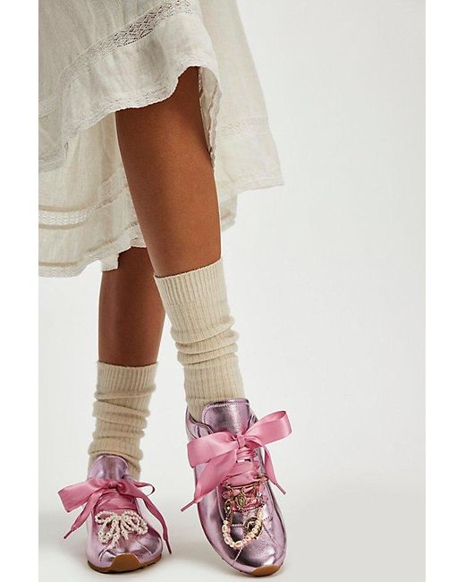 Jeffrey Campbell Multicolor Maisie Metallic Sneakers