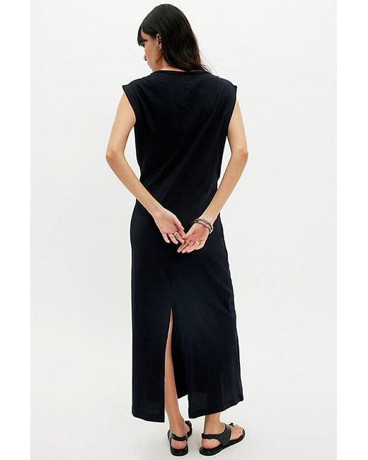 free-est White Drift Street Cotton-Jersey Maxi Dress By