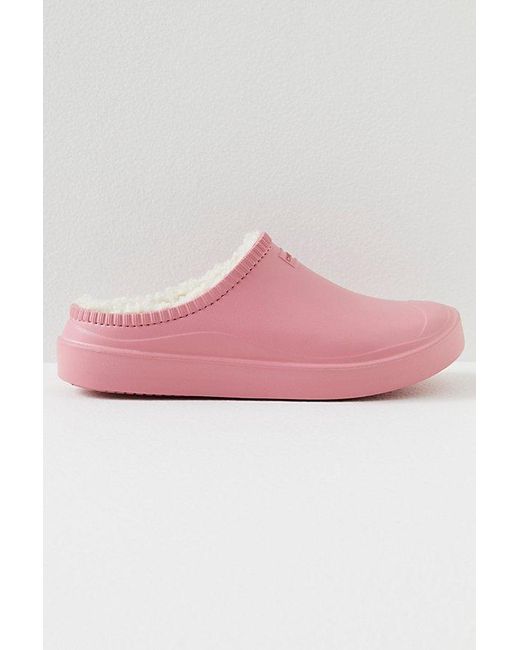 Hunter Pink In/Out Bloom Algae Foam Insulated Clogs