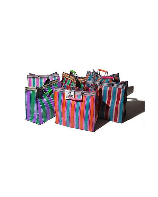 Puebco Blue Recycled Plastic Square Bag