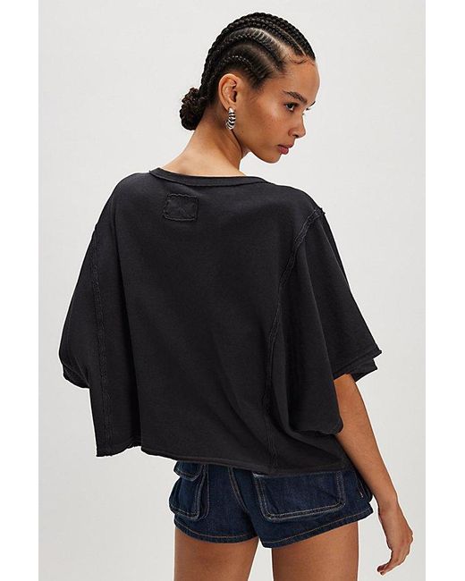 Free People Black Next Level Tee