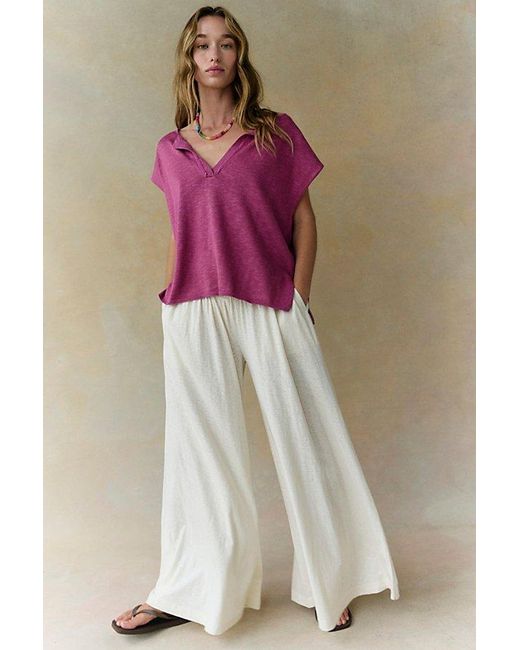 free-est Pink Marina Del Sol Sweater Top By