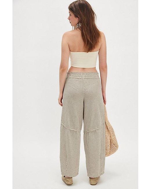Free People Natural Something Good Pull-On Barrel Pants