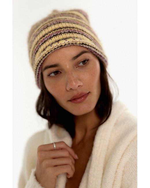 Free People Gray Candy Land Pixie Beanie
