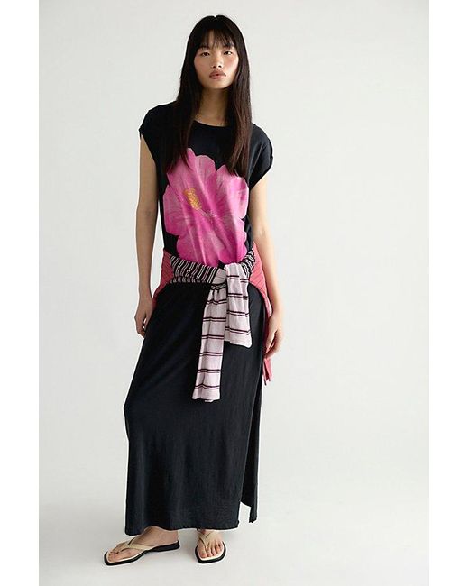 Ragabond Red Hibiscus Maxi Tee Top By