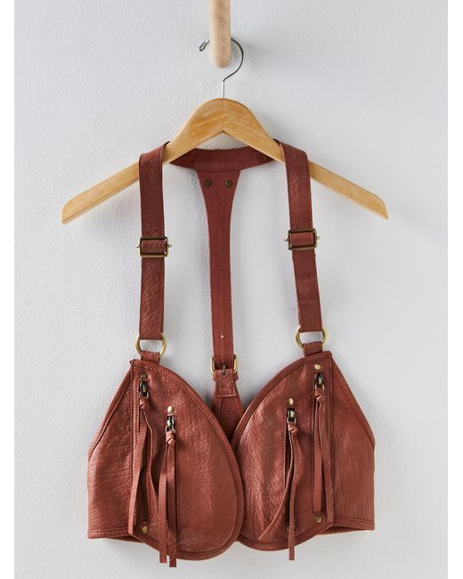 Free People Multicolor Olympia Leather Harness Bag