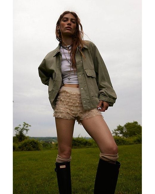 Free People Suzy Denim Jacket in Brown Lyst