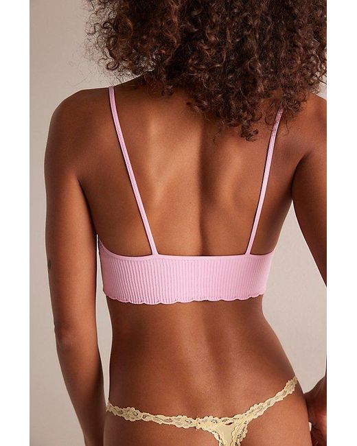 Intimately By Free People Brown Amara Seamless Longline Bralette By
