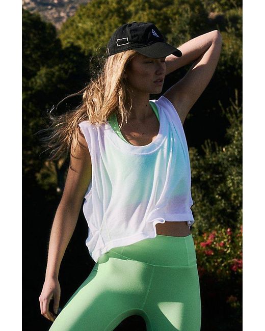 Free People Green Hustle For The Muscle Tank