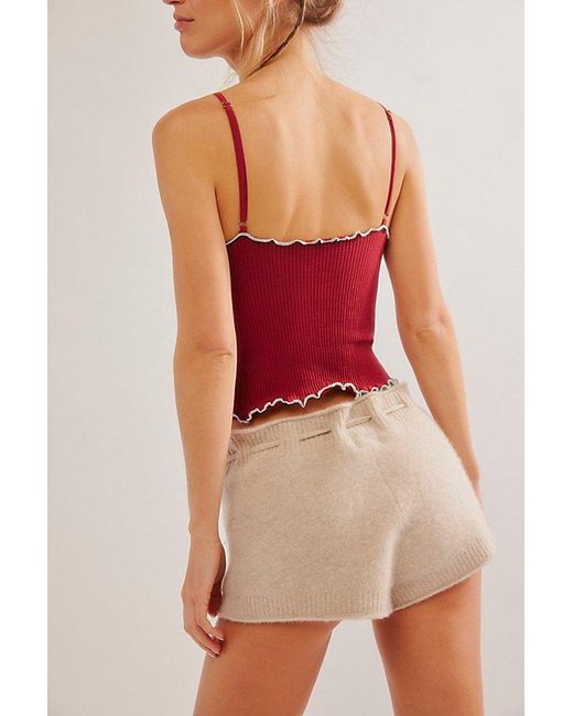 Free People Red Easy To Love Cami