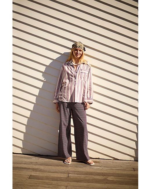 Free People Blue Sailor Tube Set