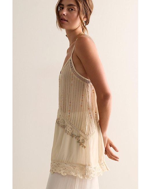 Intimately By Free People Brown Under Your Spell Mini Slip Dress By