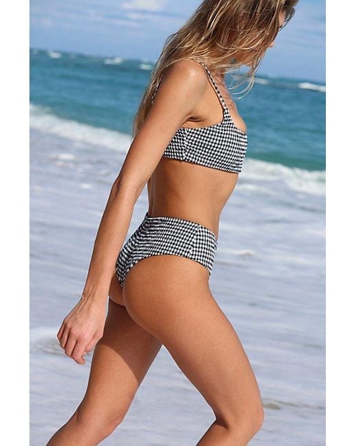 Aila Blue Black Bambi Bikini Bottoms