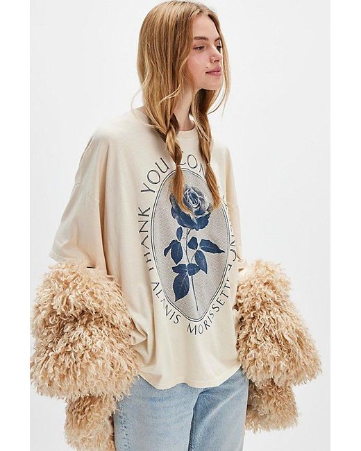 Daydreamer Natural Alanis Morissette Thank U Tee