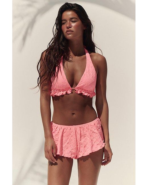 free-est Red Alma Flutter Bikini Bottoms
