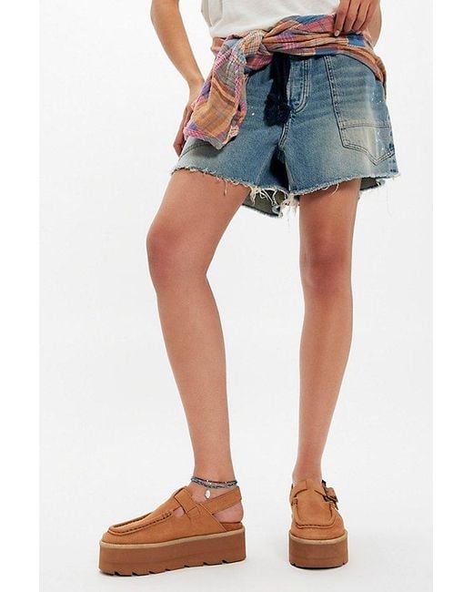 Clarks Brown Meare Easy Elevated Mules