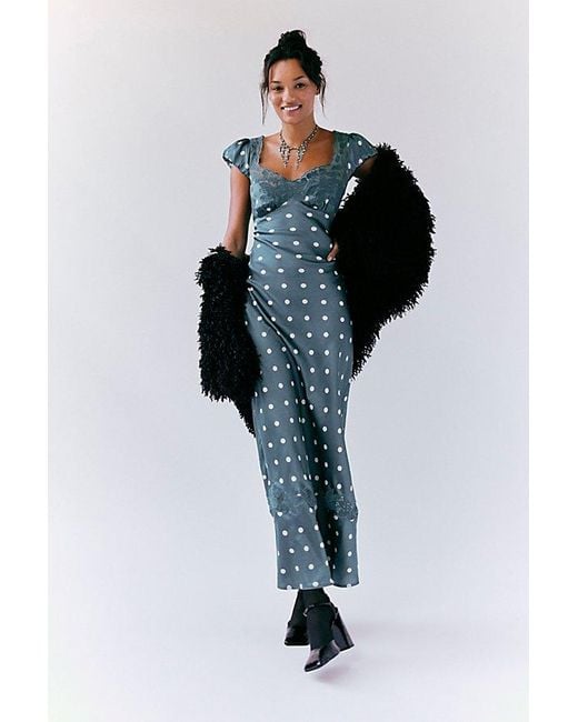 Free People Green Butterfly Babe Maxi Dress