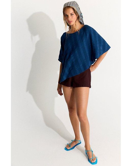 free-est Blue Bea Top By
