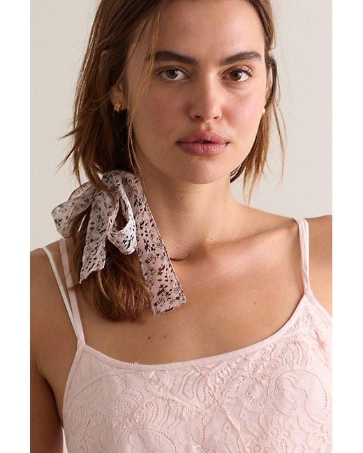 Free People Black Vessa Pony Scarf