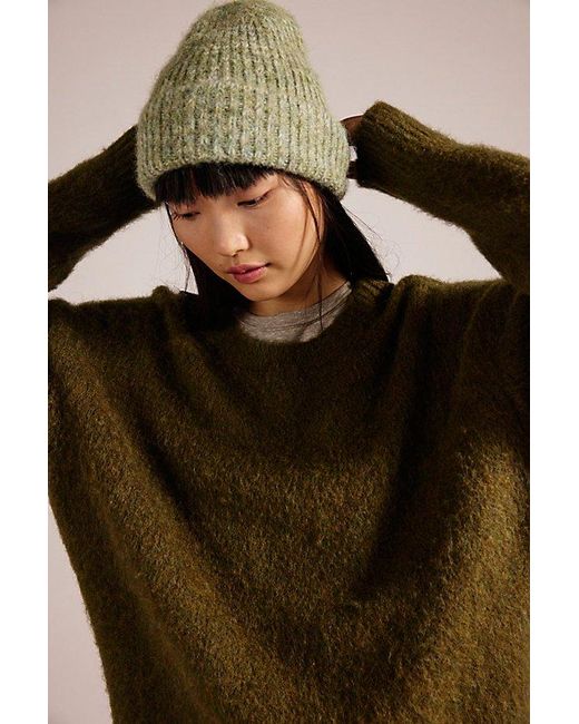 Free People Brown Carly Pullover