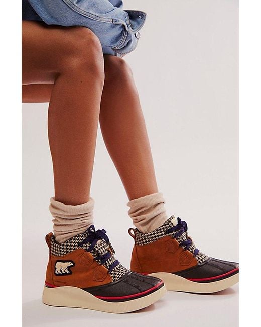 Sorel plaid duck boots online