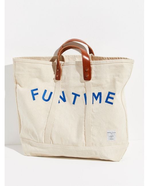 Free People Natural Fleabag Fun Time East-west Tote
