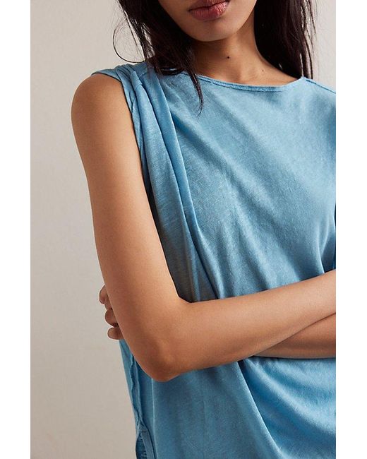 Free People Blue You Do Muscle Tee