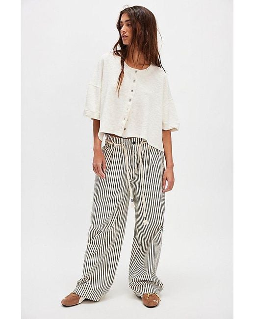 Free People Multicolor Flashback Cardi Tee