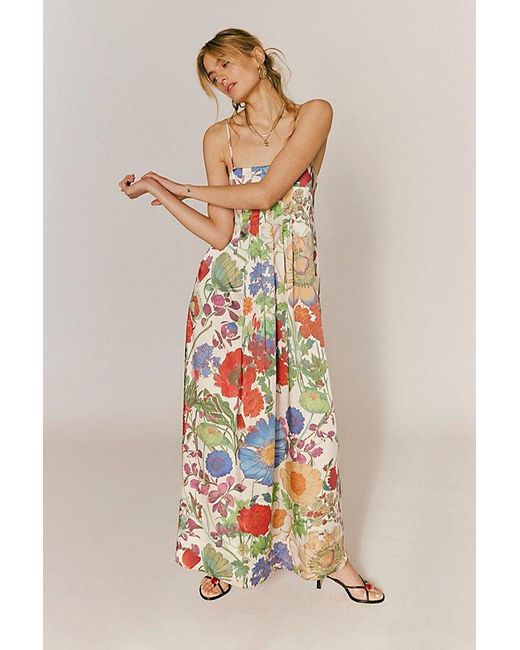 Free People Multicolor Botanical Maxi Dress