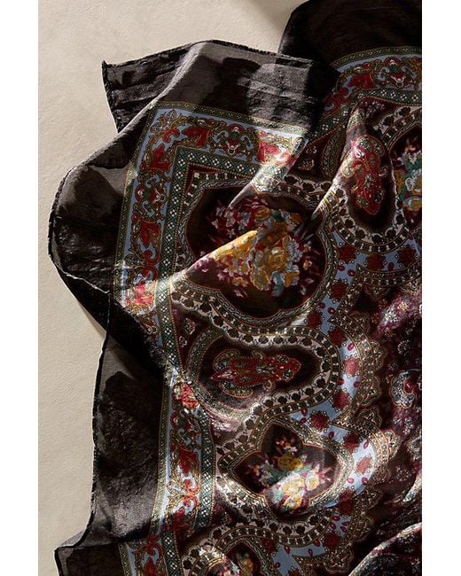 Free People Green So Silk Bandana