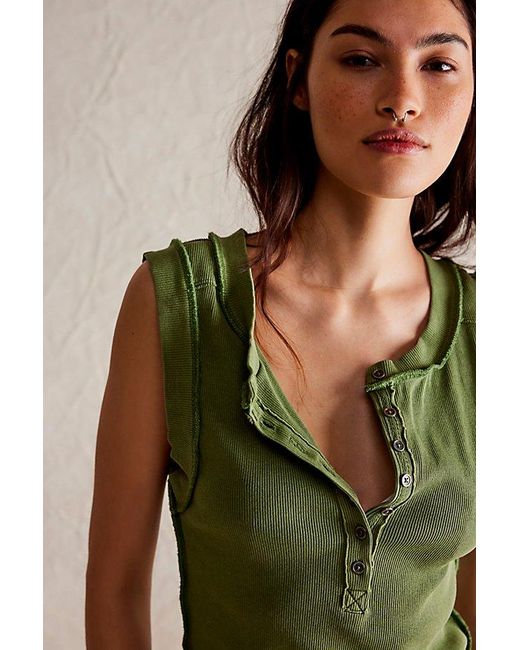 Free People Green Kate Henley