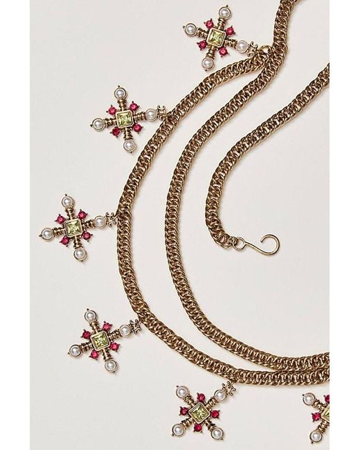 Free People Renaissance Chain Belt in Natural | Lyst display picture 3