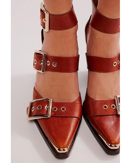 Jeffrey Campbell Red Hendrix Heels