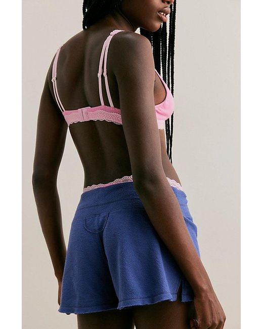 Intimately By Free People Multicolor Staycation Terry Sleep Shorts By
