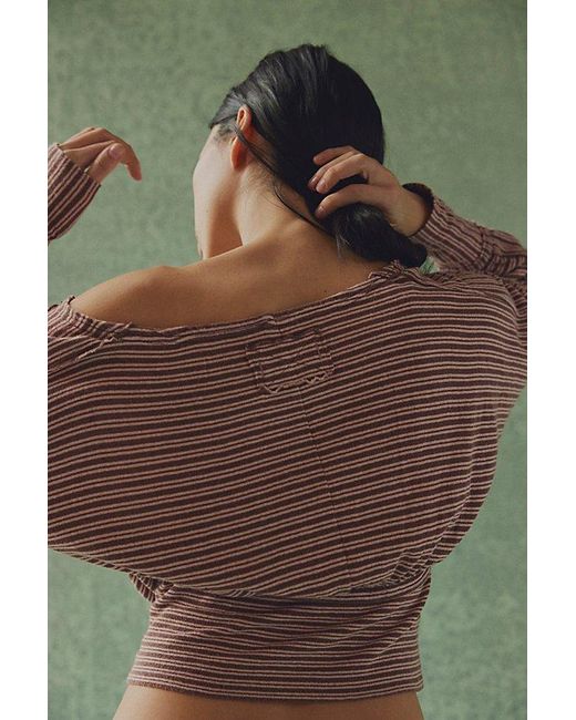 Free People Brown My Time Long Sleeve
