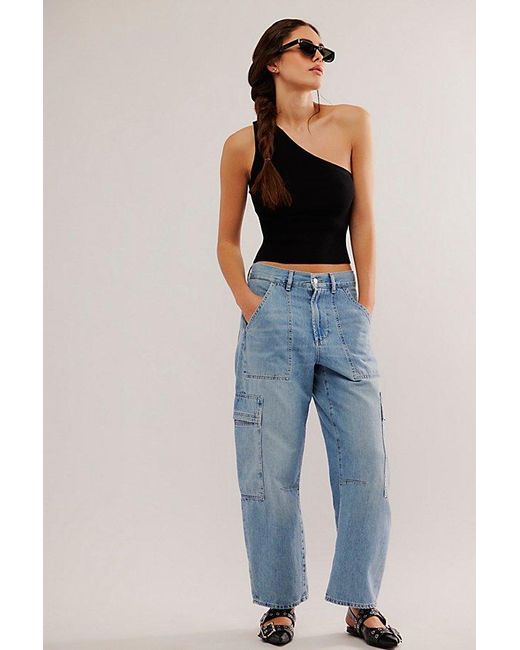 Citizens of Humanity Blue Marcelle Cargo Jeans