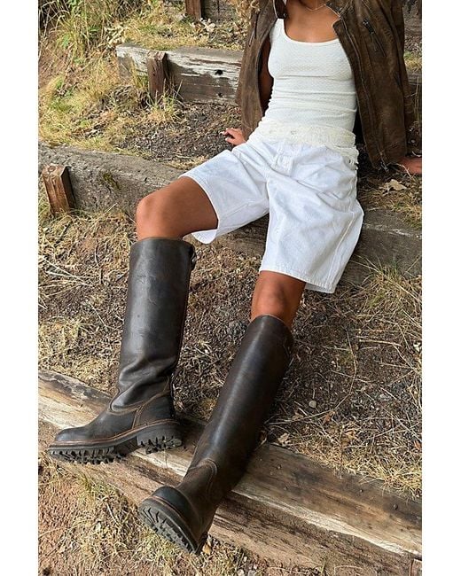 Free People Black Rapids Riding Boots Shoe