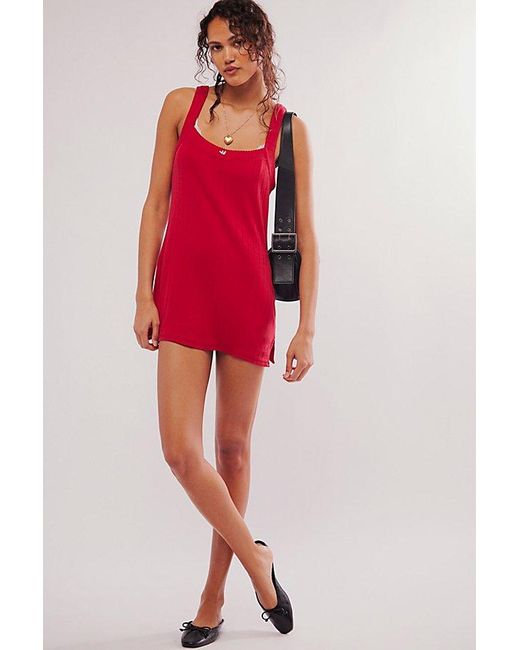 Intimately By Free People Red End Game Pointelle Nightie