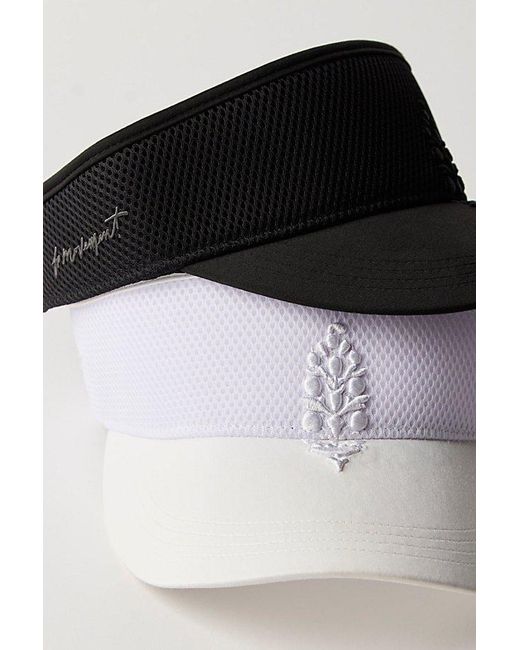 Fp Movement Black Back Nine Wide-Brim Visor