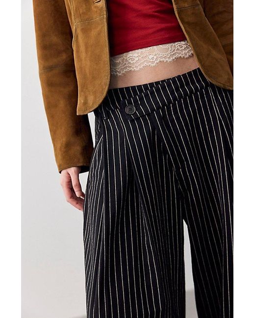 Free People Blue We The Free Porter Crossover Trousers