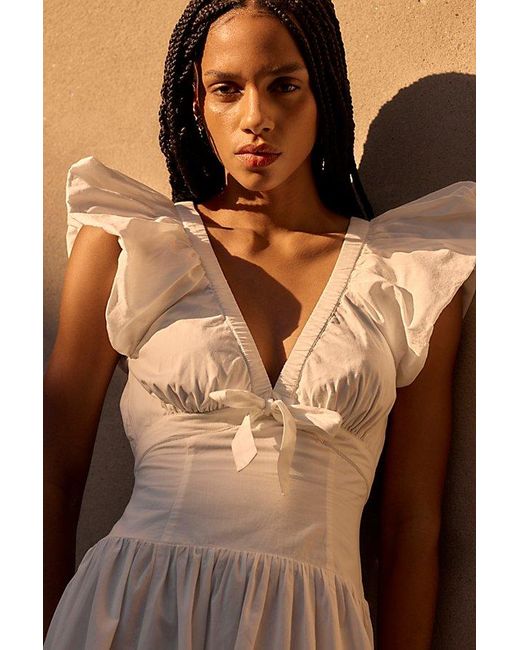 free-est Brown Bring The Bubble Midi Dress By