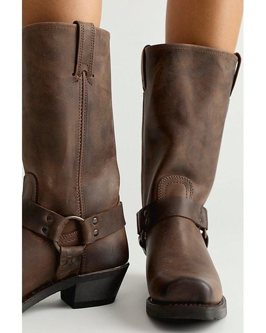 Frye Gray Harness 12R Boots