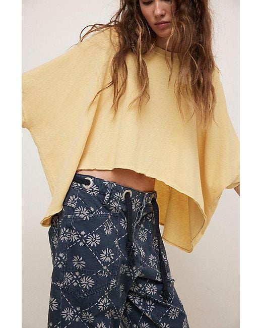 Free People Blue We The Free Cc Tee