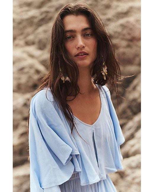 free-est Blue Gabriella Mini Dress By