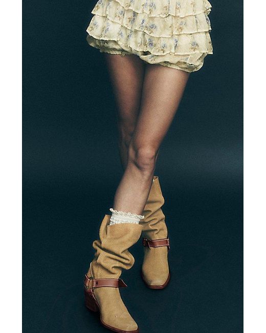 Free People Gray We The Free Denver Double Buckle Boots