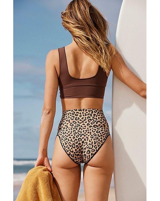 It's Now Cool Brown The Contour High-waist Surf Bottoms
