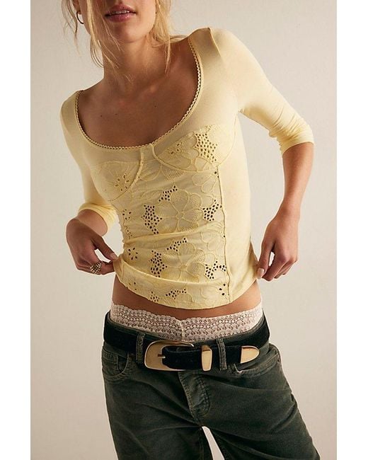 Intimately By Free People Natural Ever Afternoon Layering Top By